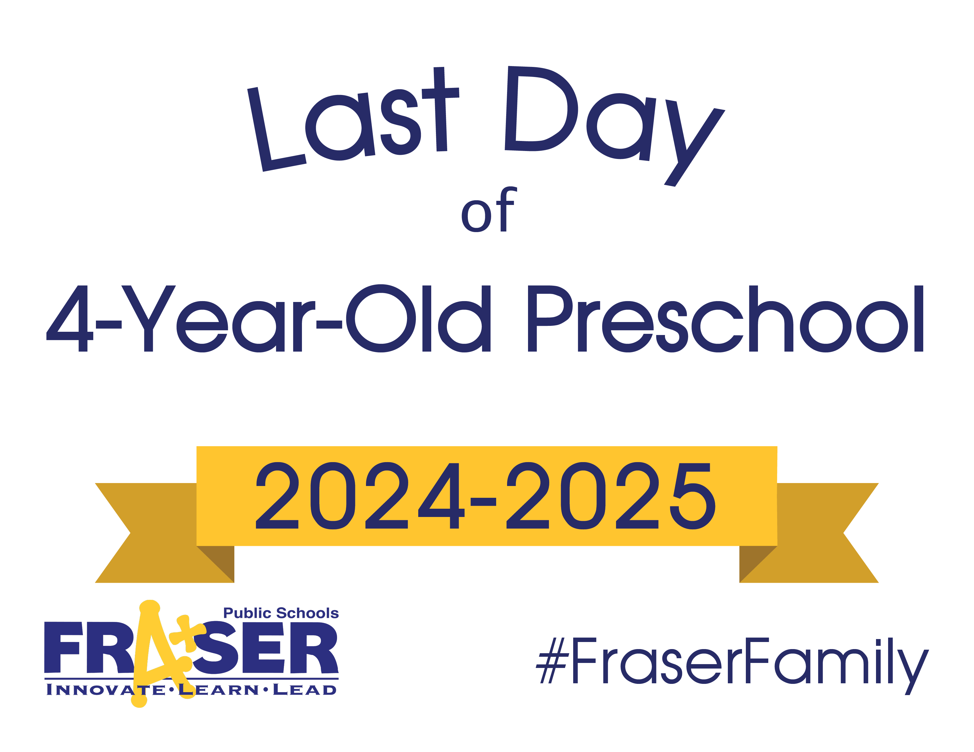 last day of 4 year old preschool